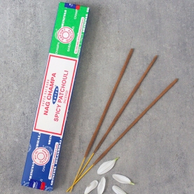 Indian Incense sticks Nag Champa & Spicy patchouli 15g
