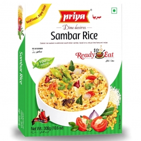 Plat indien lentilles et cuisinés Sambar Rice 300g