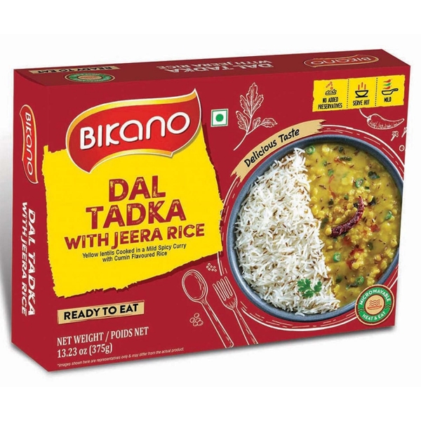 Plat indien lentilles cuisinées Dal tadka 375g