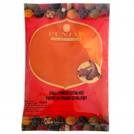 Piment indien en poudre chilli extra fort 100g