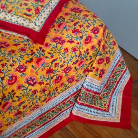 Indian cotton bedsheet + pillow