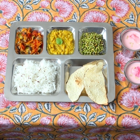 Indian section Thali tray