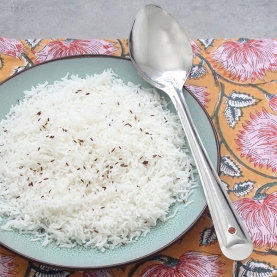 Cuillère indienne à riz en inox grande L30