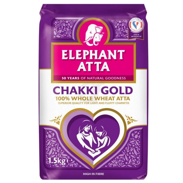 Farine de blé indienne Atta pour chapati 1.5kg