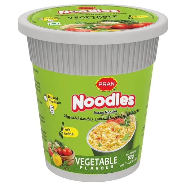 Easy instant noodles vegetable flavour Cup 60g