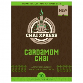 Instant tea Indian Cardamom chai x10