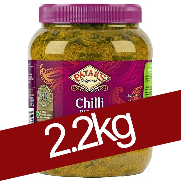 Indian chilli pickles Wholesale 2.2kg
