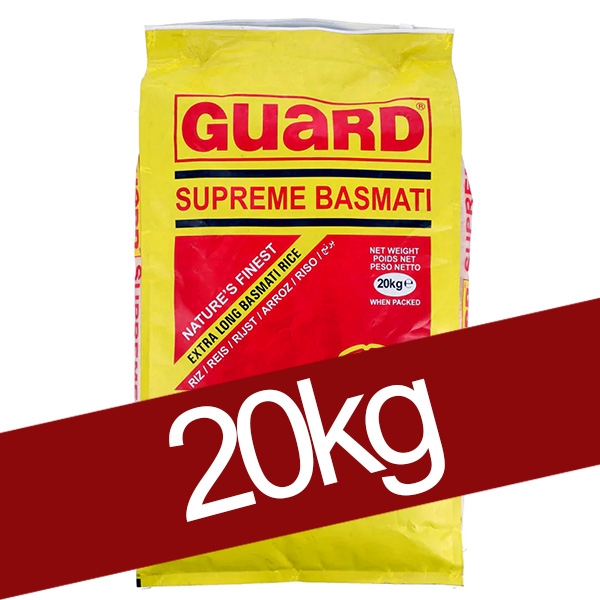 Riz étuvé indien Basmati en gros 20KG