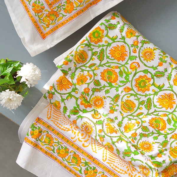 Parure de lit indienne en coton