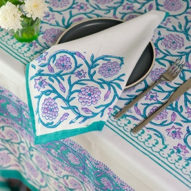 Indian tablecloth with napkins
