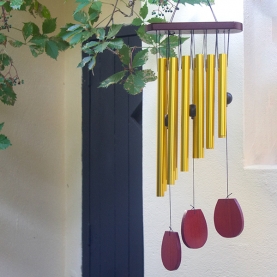 Carillon éolien en bois et aluminium