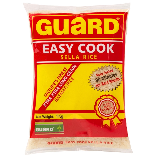 Indian Basmati sella rice Easy cook 1kg