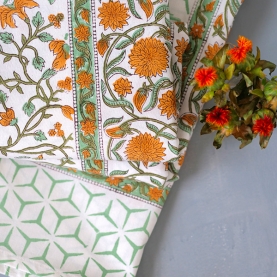 Indian handcrafted printed table cover