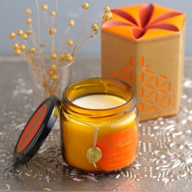 Scented vegetal wax candle Narangi orange