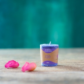 Scented candle 6th chakra Ajna