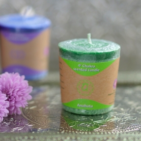 Indonesian scented candle 4e chakra Anahata