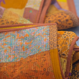 Parure de lit indienne Kantha patchwork