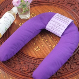 Cotton relax neck pillow with organic Lavender