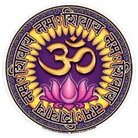 Decorative window sticker Om namah shivaya