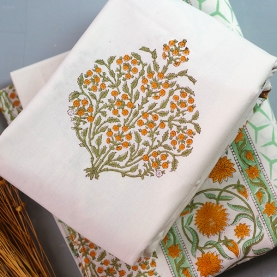 Indian printed cotton table cover