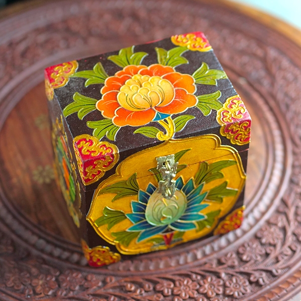 Tibetan Wooden Jewelry Box Home Decoration Pankaj Online Shop
