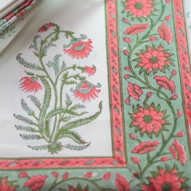 Indian cotton printed table cover