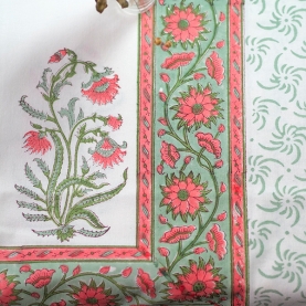 Indian handprinted table cover