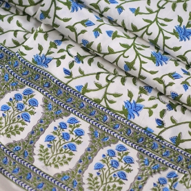 Indian printed cotton table cover