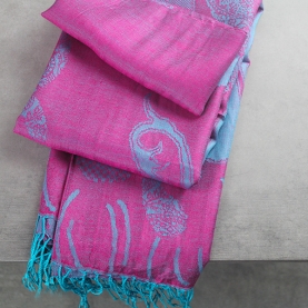 Indian cotton scarf Mangoes design