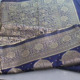 Indian embroidered saree