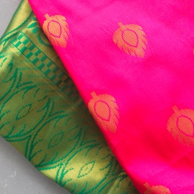 Indian saree satin fabric