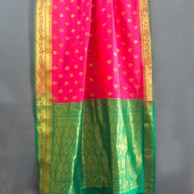 Indian embroidered saree