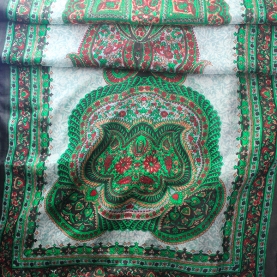 Indian printed silk stole