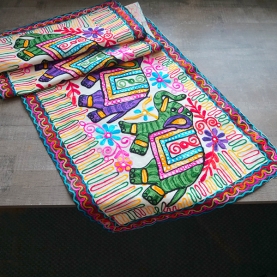 Indian cotton table runner