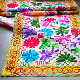 Indian cotton table runner