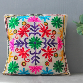 Indian cushion cover embroidered