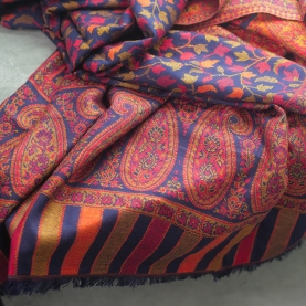 Indian ethnic scarf embroidered