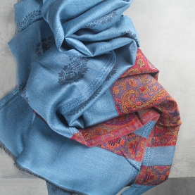 Indian Jamawar cotton scarf