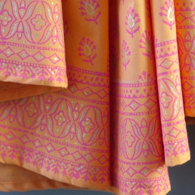 Indian printed cotton skirt