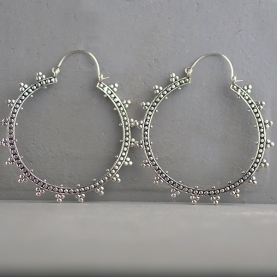 Boucles d'oreilles indiennes créoles