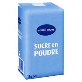 Sucre en poudre cristallisé 1kg