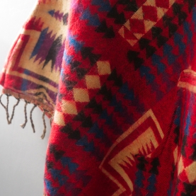 Nepalese woolen poncho traditional