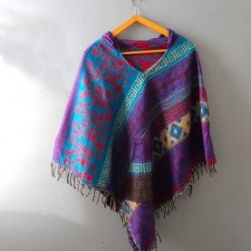 Nepalese woolen poncho