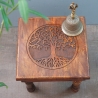 Indian wooden small table Tree of life