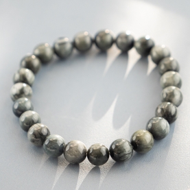 Cat's eye tourmaline stones bracelet