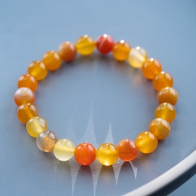 Bracelet with carnelian stones