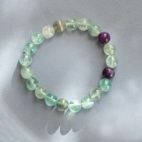 Bracelet with Fluorite stones