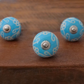 Indian ceramic door knob