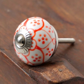 Boutons de porte ou tiroir indiens céramique