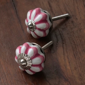 Bouton de porte ou tiroir indien céramique